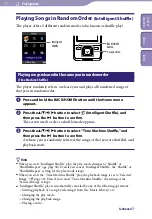 Preview for 30 page of Sony Walkman NWZ-A826 Operation Manual