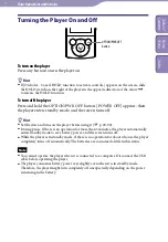 Preview for 7 page of Sony Walkman NWZ-E443 Operation Manual