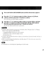 Preview for 27 page of Sony Walkman NWZ-S715F Quick Start Manual