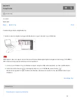 Preview for 148 page of Sony Walkman NWZ-ZX1 Help Manual