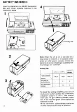 Предварительный просмотр 4 страницы Sony WALKMAN PROFESSIONAL Operating Instructions Manual