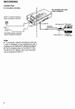 Предварительный просмотр 8 страницы Sony WALKMAN PROFESSIONAL Operating Instructions Manual