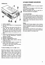 Preview for 9 page of Sony WALKMAN PROFESSIONAL Operating Instructions Manual