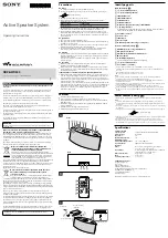 Sony Walkman RDP-NWD300 Operating Instructions предпросмотр