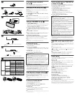 Предварительный просмотр 2 страницы Sony Walkman RDP-NWD300 Operating Instructions