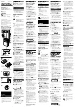 Предварительный просмотр 1 страницы Sony Walkman SRF-M607 Operating Instructions