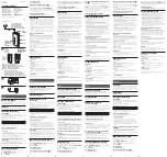 Preview for 1 page of Sony Walkman SRF-S54 Operating Instructions