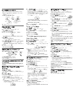 Preview for 4 page of Sony Walkman SRFM-85V Operating Instructions Manual