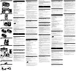 Preview for 2 page of Sony Walkman SRS-NWGM30 Operating Instructions