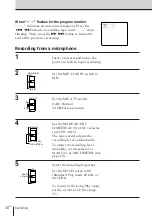 Preview for 16 page of Sony Walkman TCD-D100 Operating Instructions Manual