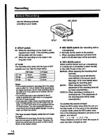 Предварительный просмотр 14 страницы Sony Walkman TCD-D7 Operating Instructions Manual