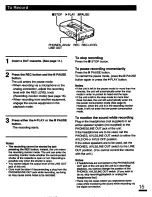 Предварительный просмотр 15 страницы Sony Walkman TCD-D7 Operating Instructions Manual