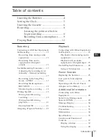 Preview for 3 page of Sony Walkman TCD-D8 Operating Instructions Manual