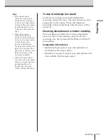 Preview for 11 page of Sony Walkman TCD-D8 Operating Instructions Manual