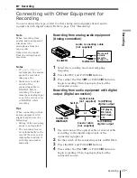 Preview for 15 page of Sony Walkman TCD-D8 Operating Instructions Manual