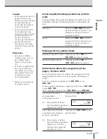 Preview for 53 page of Sony Walkman TCD-D8 Operating Instructions Manual