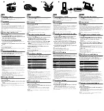 Предварительный просмотр 2 страницы Sony Walkman TDM-NW10 Operating Instructions