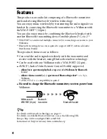 Предварительный просмотр 4 страницы Sony Walkman WLA-NWB1K Operating Instructions Manual