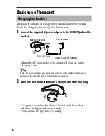 Предварительный просмотр 8 страницы Sony Walkman WLA-NWB1K Operating Instructions Manual