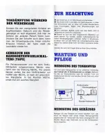 Preview for 16 page of Sony Walkman WM-2 Operating Instructions Manual