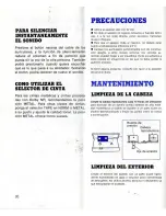 Предварительный просмотр 19 страницы Sony Walkman WM-2 Operating Instructions Manual