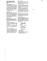 Preview for 10 page of Sony Walkman WM-D6C Operating Instructions Manual