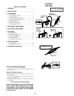 Preview for 2 page of Sony Walkman WM-EX2000 Service Manual