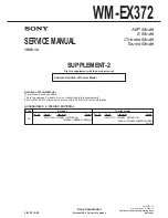 Preview for 18 page of Sony Walkman WM-EX372 Service Manual