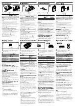 Preview for 2 page of Sony Walkman WM-EX382 Operating Instructions