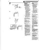 Preview for 6 page of Sony Walkman WM-EX9 Operating Instructions Manual