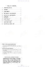 Preview for 2 page of Sony Walkman WM-EX910 Service Manual