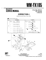 Предварительный просмотр 21 страницы Sony Walkman wm-FX105 Service Manual