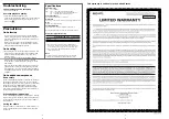 Preview for 2 page of Sony Walkman WM-FX197 Operating Instructions