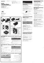 Sony Walkman WM-FX199 Operating Instructions preview