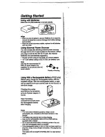 Preview for 2 page of Sony Walkman WM-FX21 Operating Instructions Manual