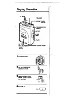 Предварительный просмотр 3 страницы Sony Walkman WM-FX21 Operating Instructions Manual