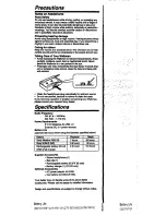 Preview for 7 page of Sony Walkman WM-FX21 Operating Instructions Manual