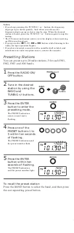 Предварительный просмотр 8 страницы Sony WALKMAN WM-FX221 User Manual