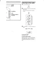 Preview for 3 page of Sony Walkman WM-FX251 Operating Instructions Manual