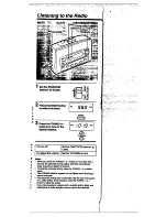 Preview for 7 page of Sony Walkman WM-FX28 Operating Instructions Manual