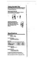 Preview for 10 page of Sony Walkman WM-FX28 Operating Instructions Manual