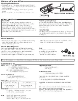 Preview for 8 page of Sony Walkman WM-FX355 User Manual