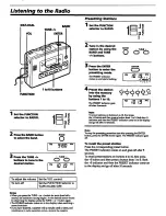 Preview for 6 page of Sony Walkman WM-FX405 Operating Instructions Manual