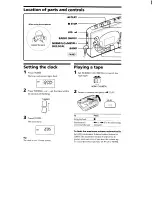 Preview for 2 page of Sony Walkman WM-FX463 Operating Instructions Manual