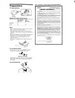 Preview for 6 page of Sony Walkman WM-FX463 Operating Instructions Manual