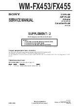 Preview for 29 page of Sony Walkman WM-FX473 Service Manual