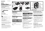 Sony Walkman WM-FX488 Operating Instructions preview