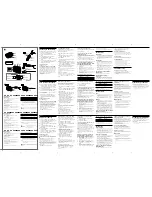 Preview for 2 page of Sony Walkman WM-FX491 Operating Instructions