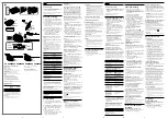 Preview for 2 page of Sony Walkman WM-FX493 Operating Instructions