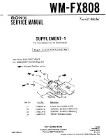 Preview for 20 page of Sony WALKMAN WM-FX808 Service Manual